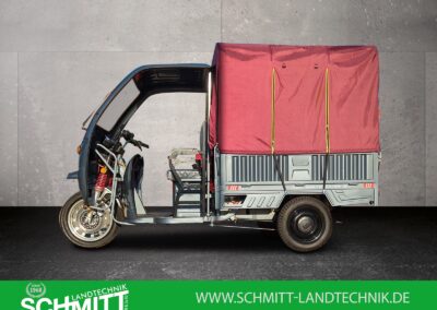 Cargo Runner Big in Metallic Grau mit Plane