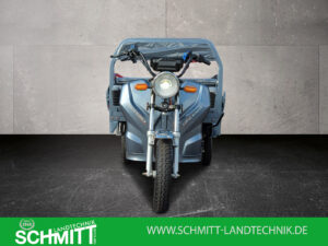 Nahaufnahme Frontansicht des Cargo Runner Classic grau