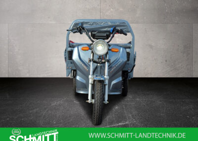 Nahaufnahme Frontansicht des Cargo Runner Classic grau