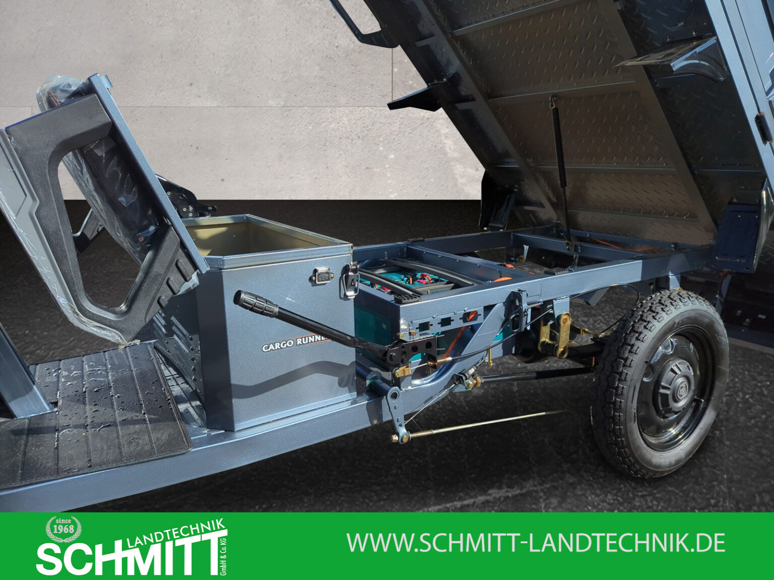 Detailaufnahme Verbau unterhalb der Ladefläche des Cargo Runner Classic