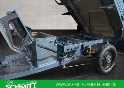 Detailaufnahme Verbau unterhalb der Ladefläche des Cargo Runner Classic