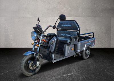 Seitenansicht des Cargo Runner Compact in Grau