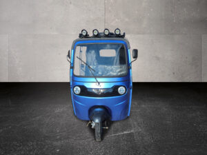 Frontalansicht des Cargo Runner HIGo in Blau