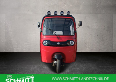 Frontalaufnahme des roten Cargo Runner HIGo