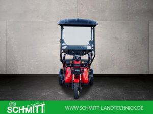 Frontansicht des Cargo Runner Passenger in Rot