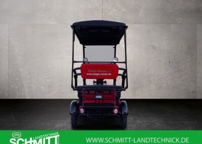 Rückansicht des Cargo Runner Passenger, mittig fotografiert