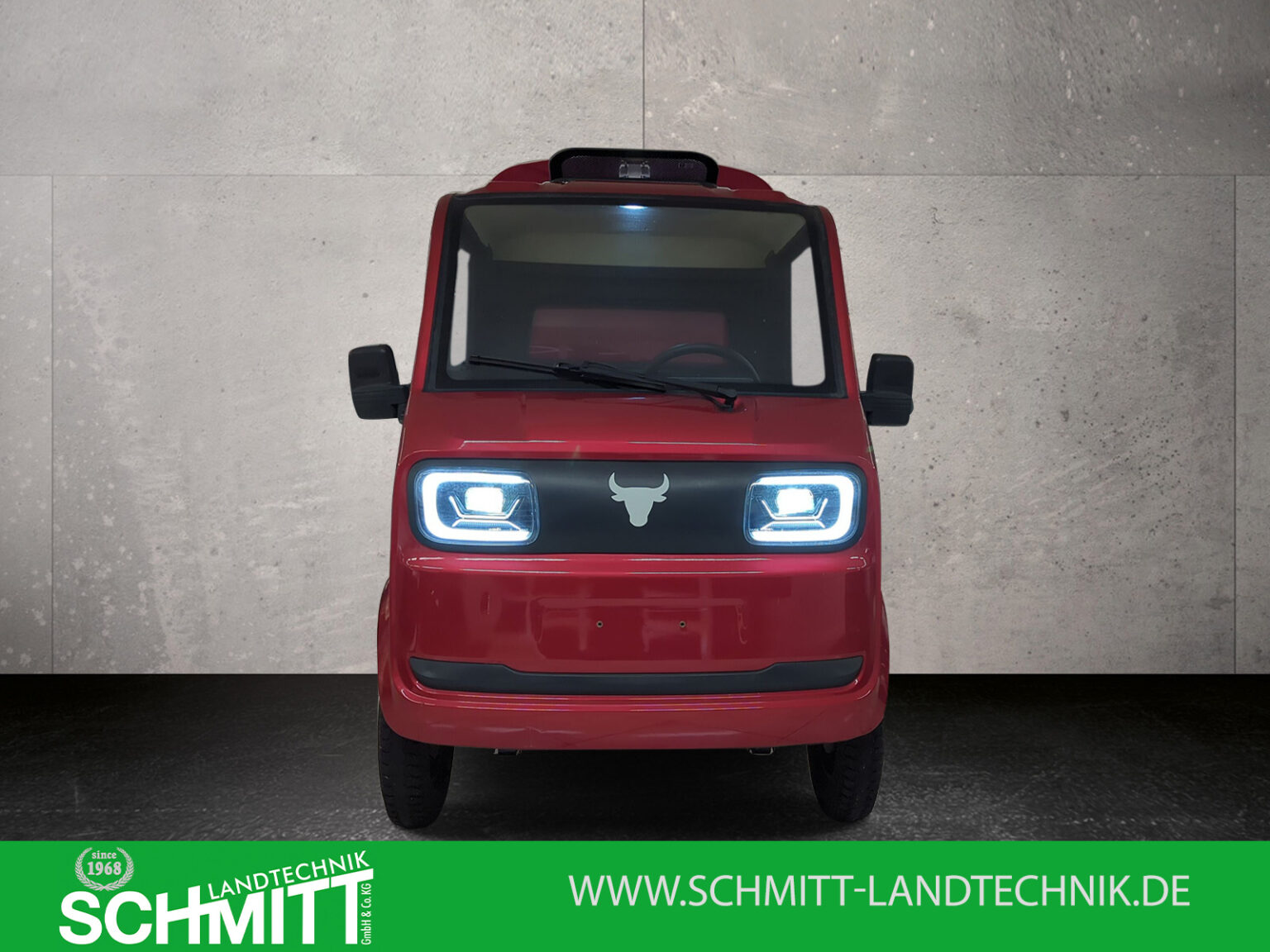 Frontansicht des Cargo Runner Toro mit sichtbaren Frontscheinwerfern