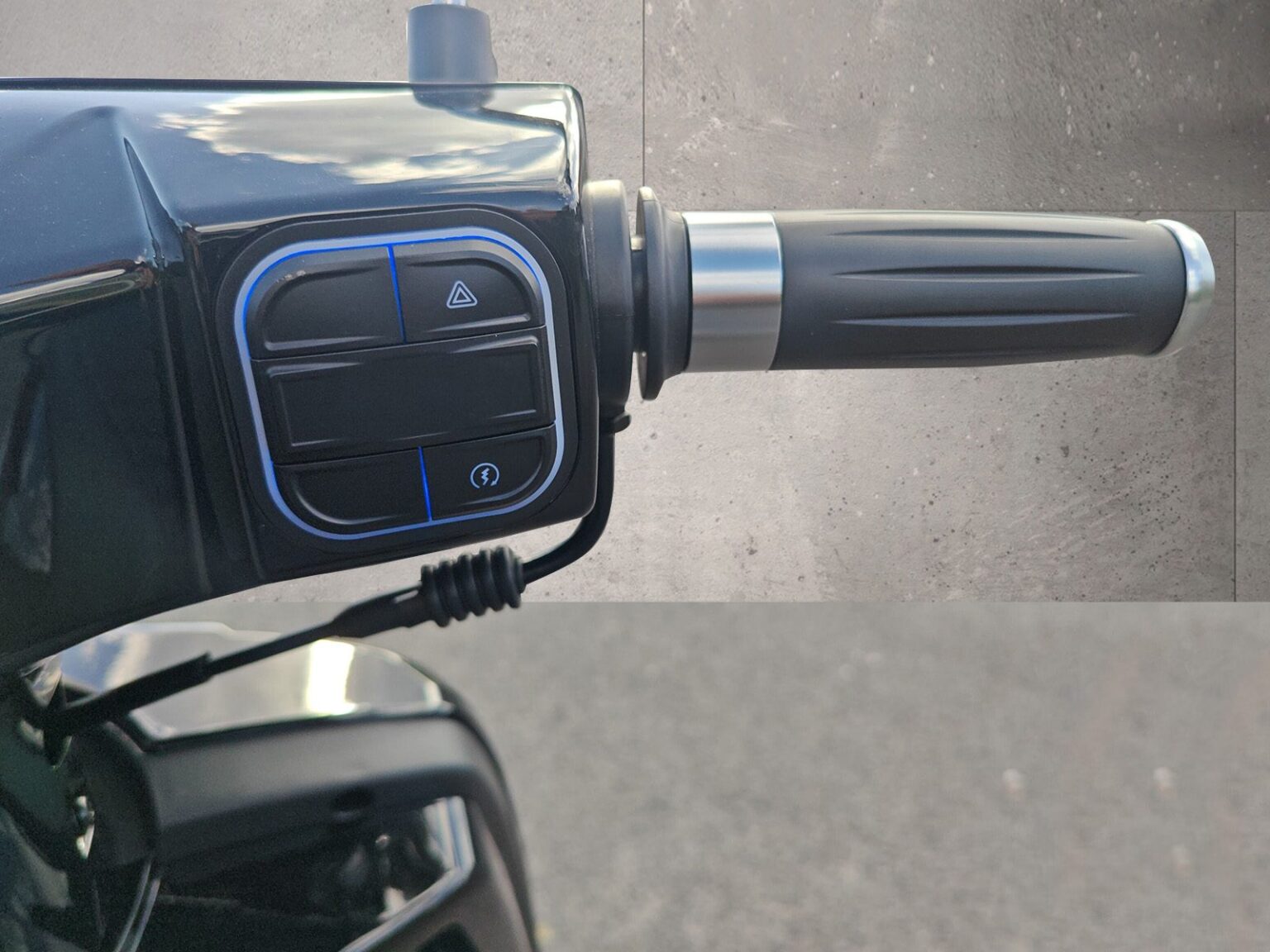 Motorroller 125 Classic in Schwarz